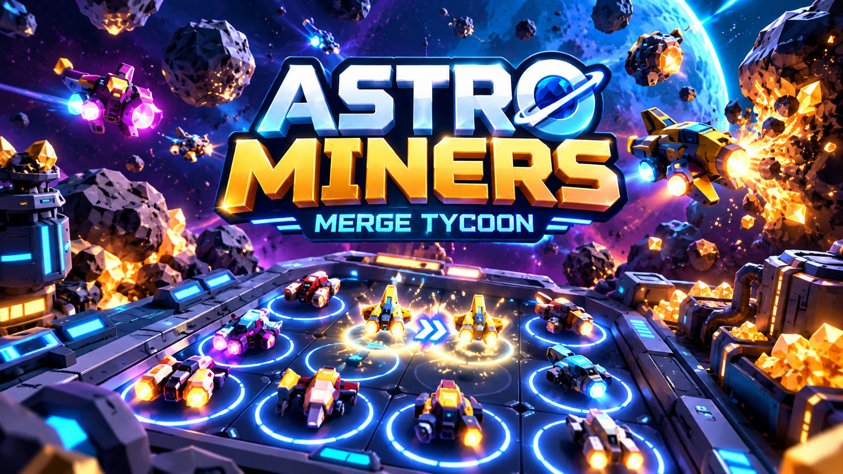 Astro Miners: Merge Tycoon