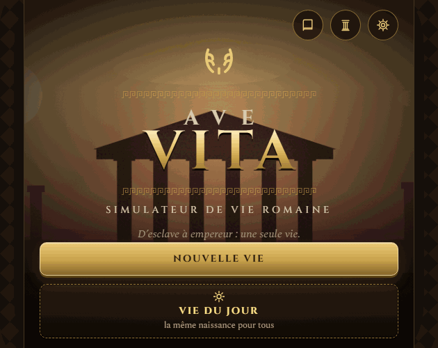 Ave Vita: Roman Life Simulator