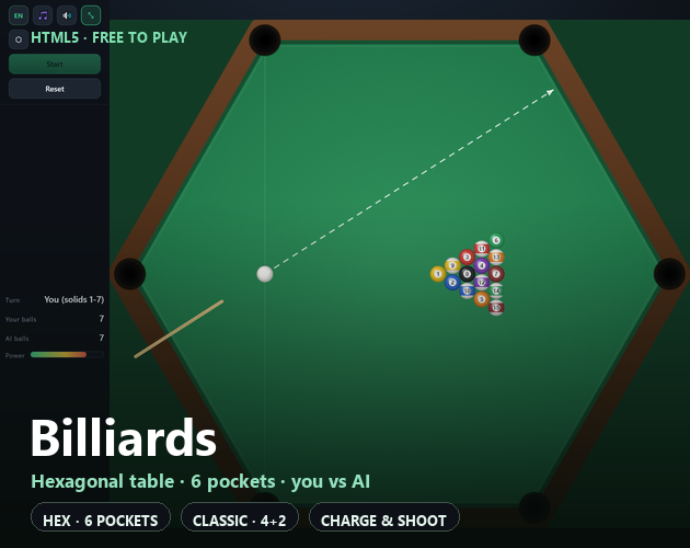 Billiards · You vs AI