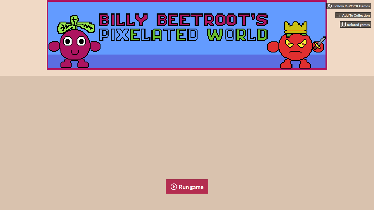 Billy Beetroot's Pixelated World