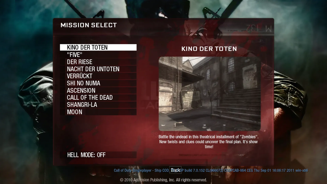 BO1 Zombies