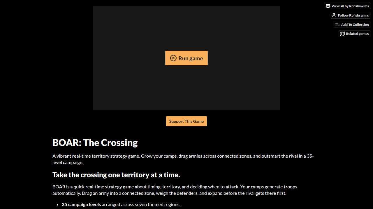 BOAR: The Crossing