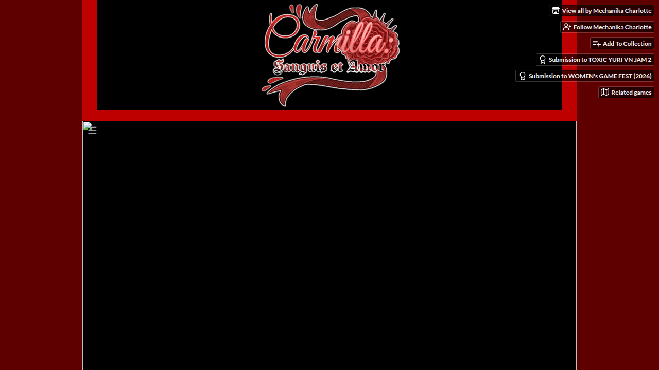 Carmilla: Sanguis et Amor