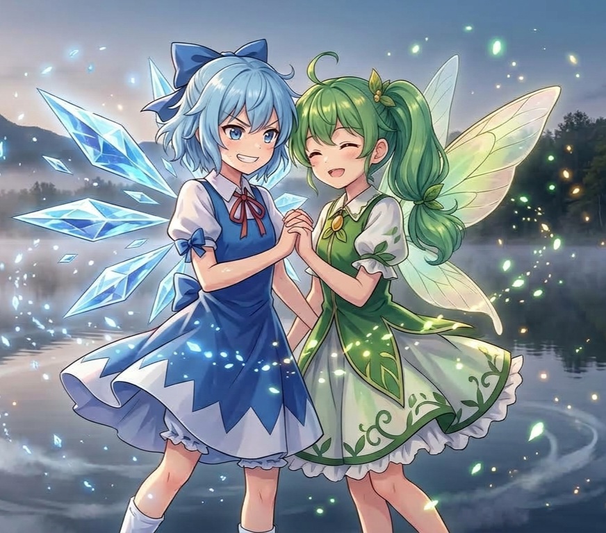 『チルノ＆大妖精』ブロック崩しゲーム 東方ニ次創作【28作品目】