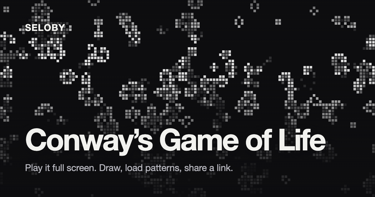 Conway’s Game of Life online