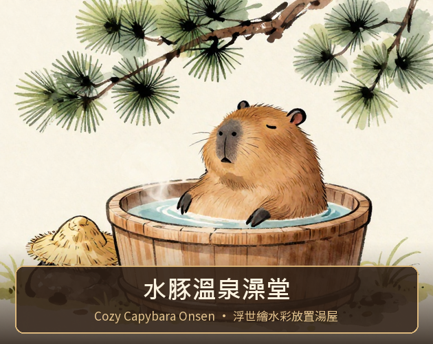 水豚溫泉澡堂 · Cozy Capybara Onsen