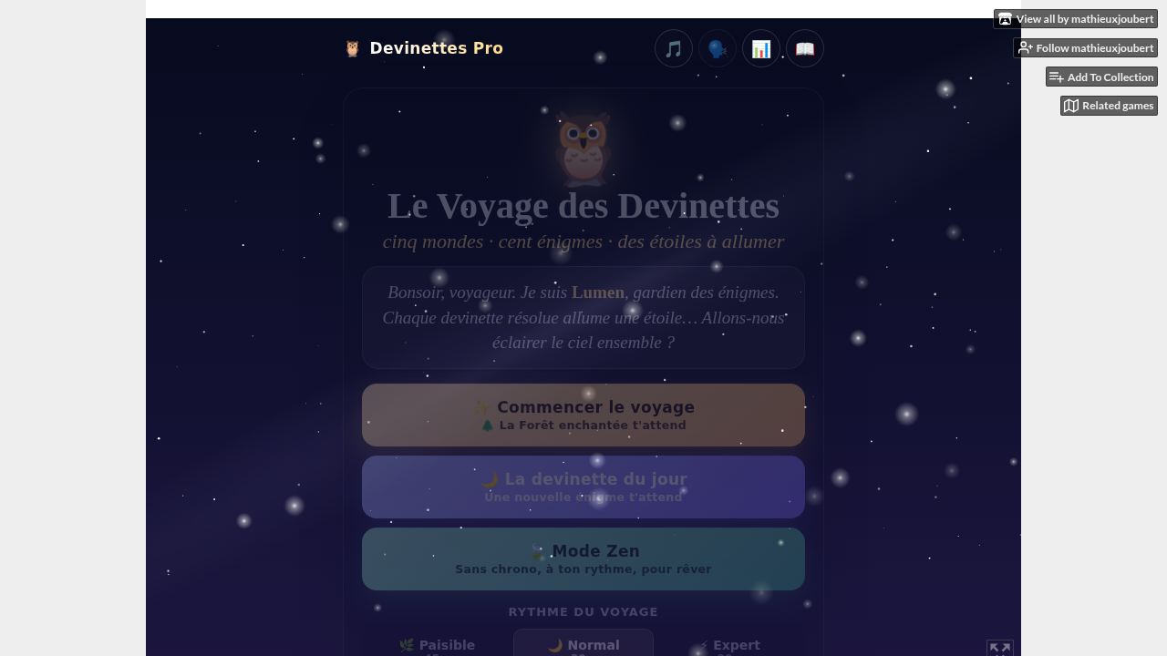 Devinettes Pro