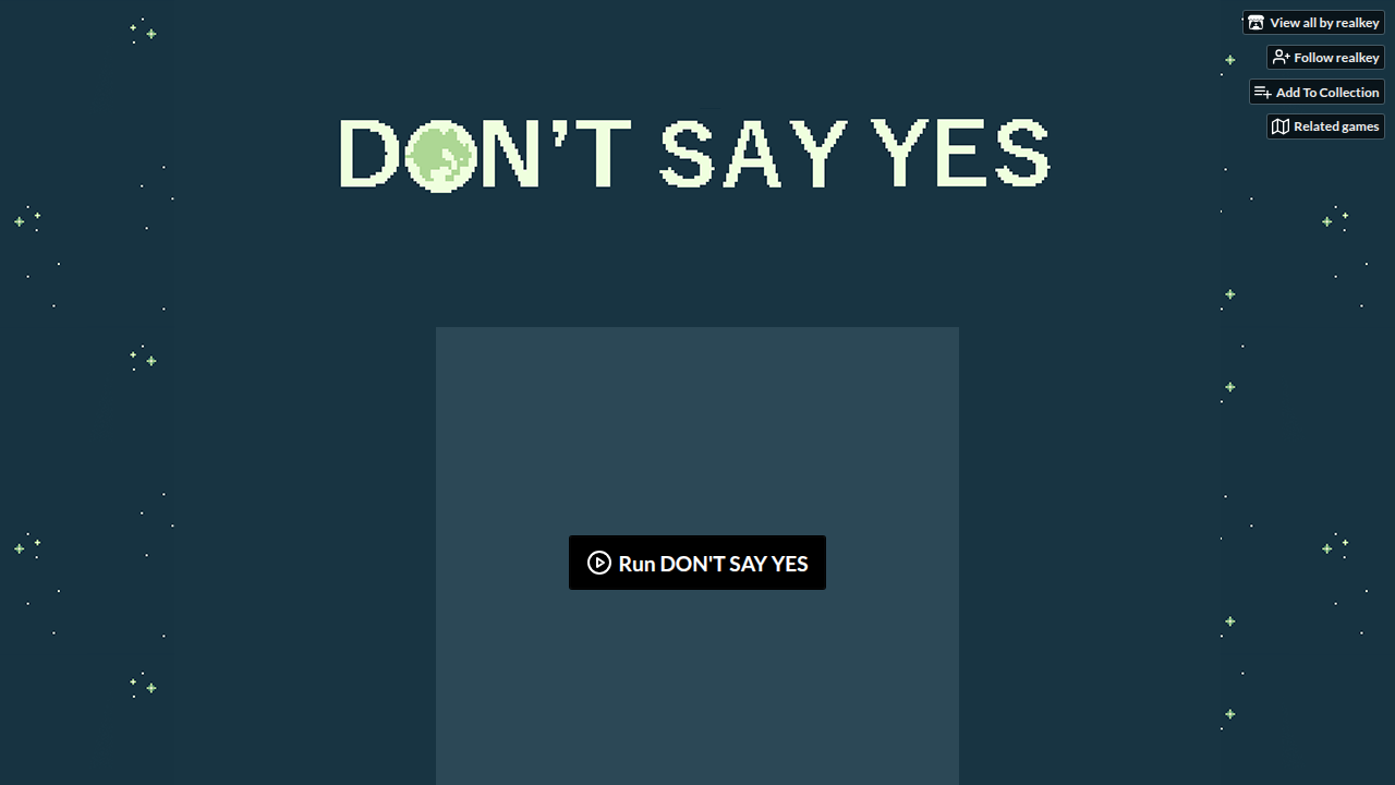 DON'T SAY YES