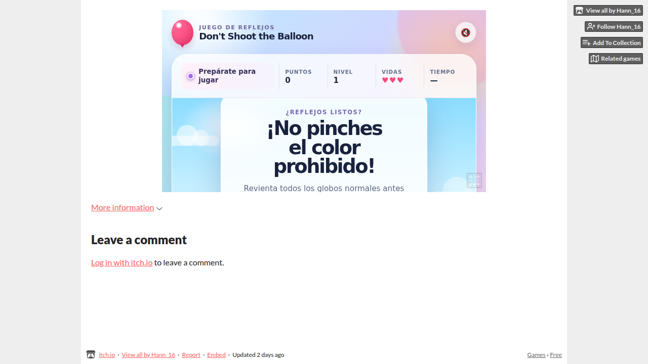 Don't Shoot the Ballon