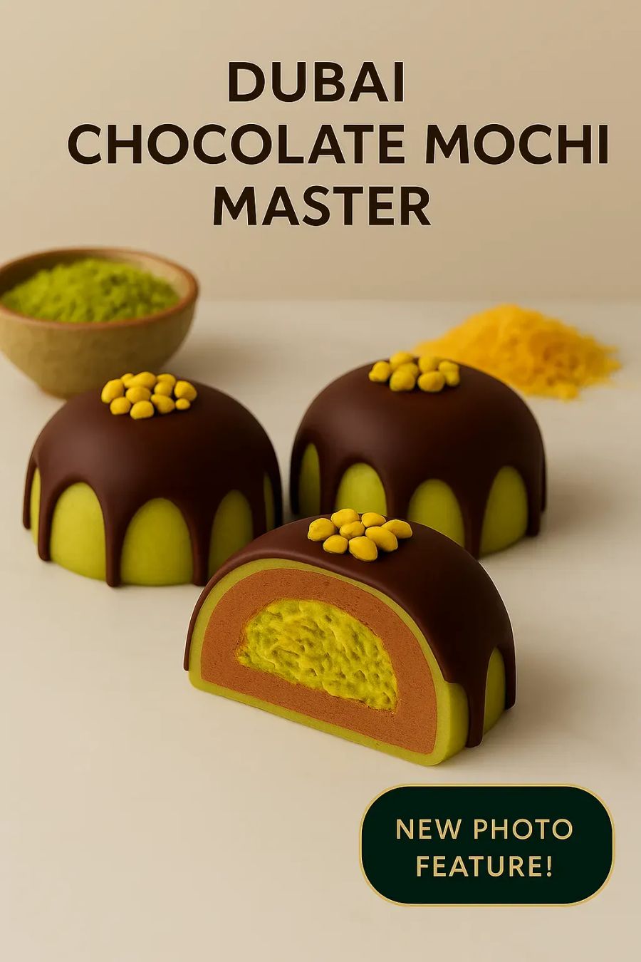 Maestro del Mochi de Chocolate de Dubái