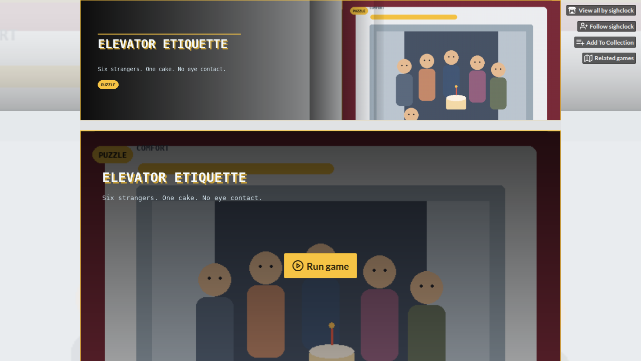 ELEVATOR ETIQUETTE