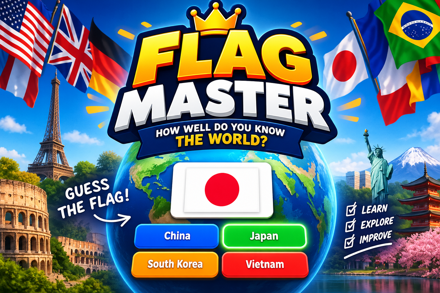 Flag Master Guess The Country