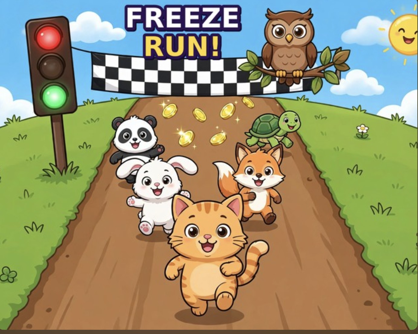Freeze Run! — Red Light, Green Light