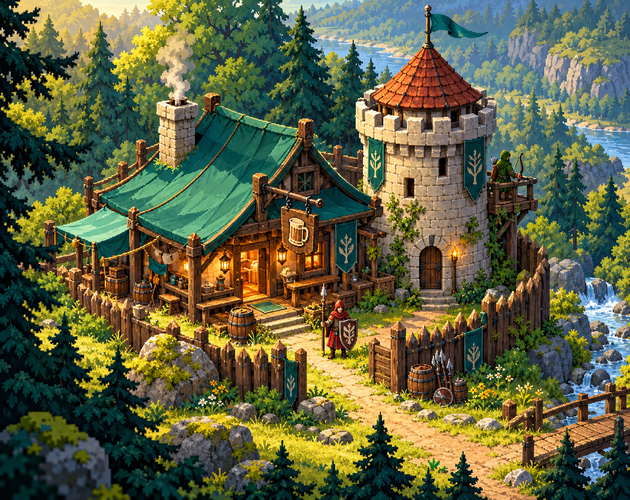Рунолесье: Защита башни — Forest Outpost