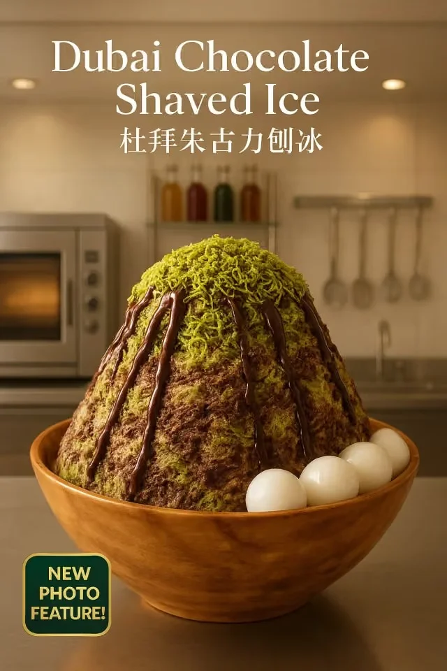 Dubai Chocolate Shaved Ice 杜拜朱古力刨冰 by lovetoplayfunfunfun