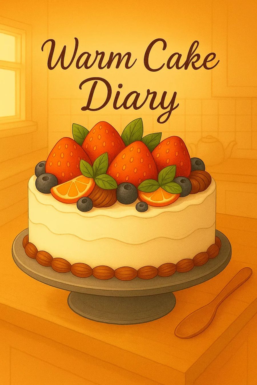 Diario del pastel acogedor