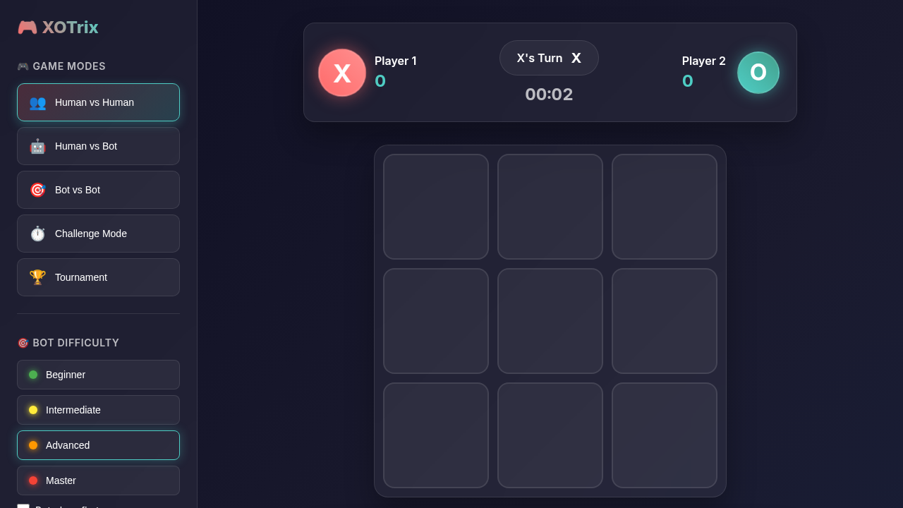 XOTrix - Premium Tic-Tac-Toe