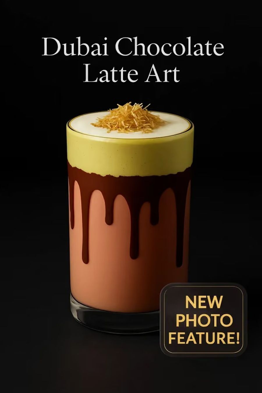 Dubai Chocolate Latte Art by sousoulover