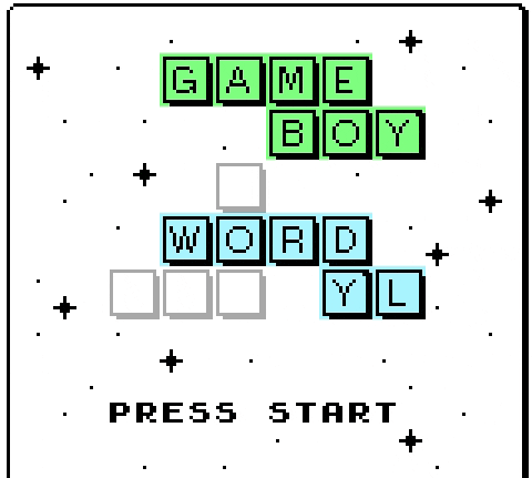 GB-Wordyl: Word game for Game Boy (& Color) / Analogue Pocket / Mega Duck