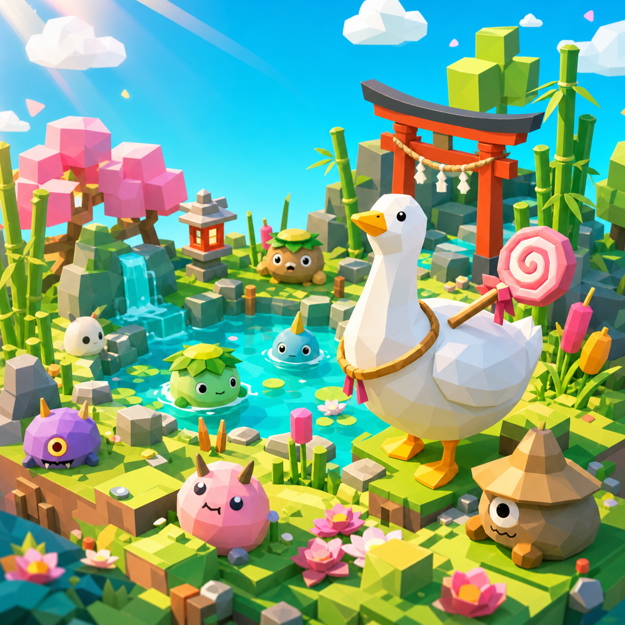 Goose Yokai Pond