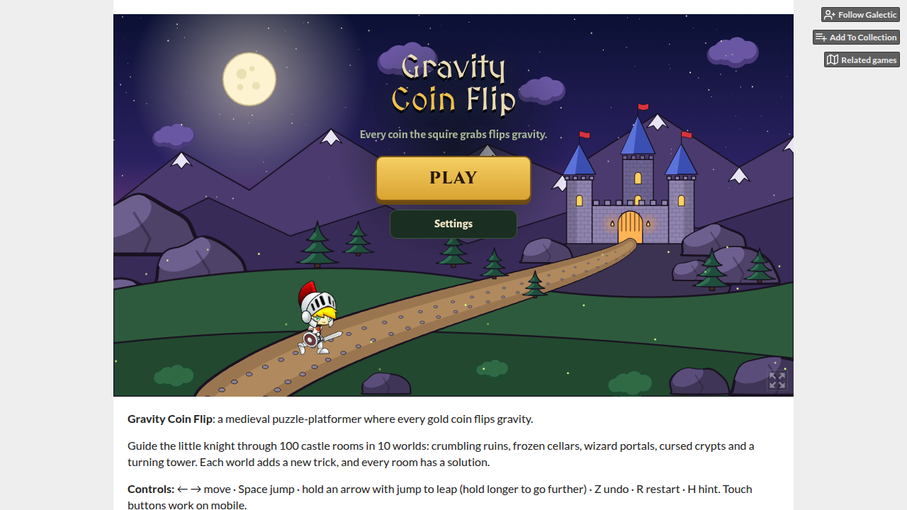 Gravity Coin Flip