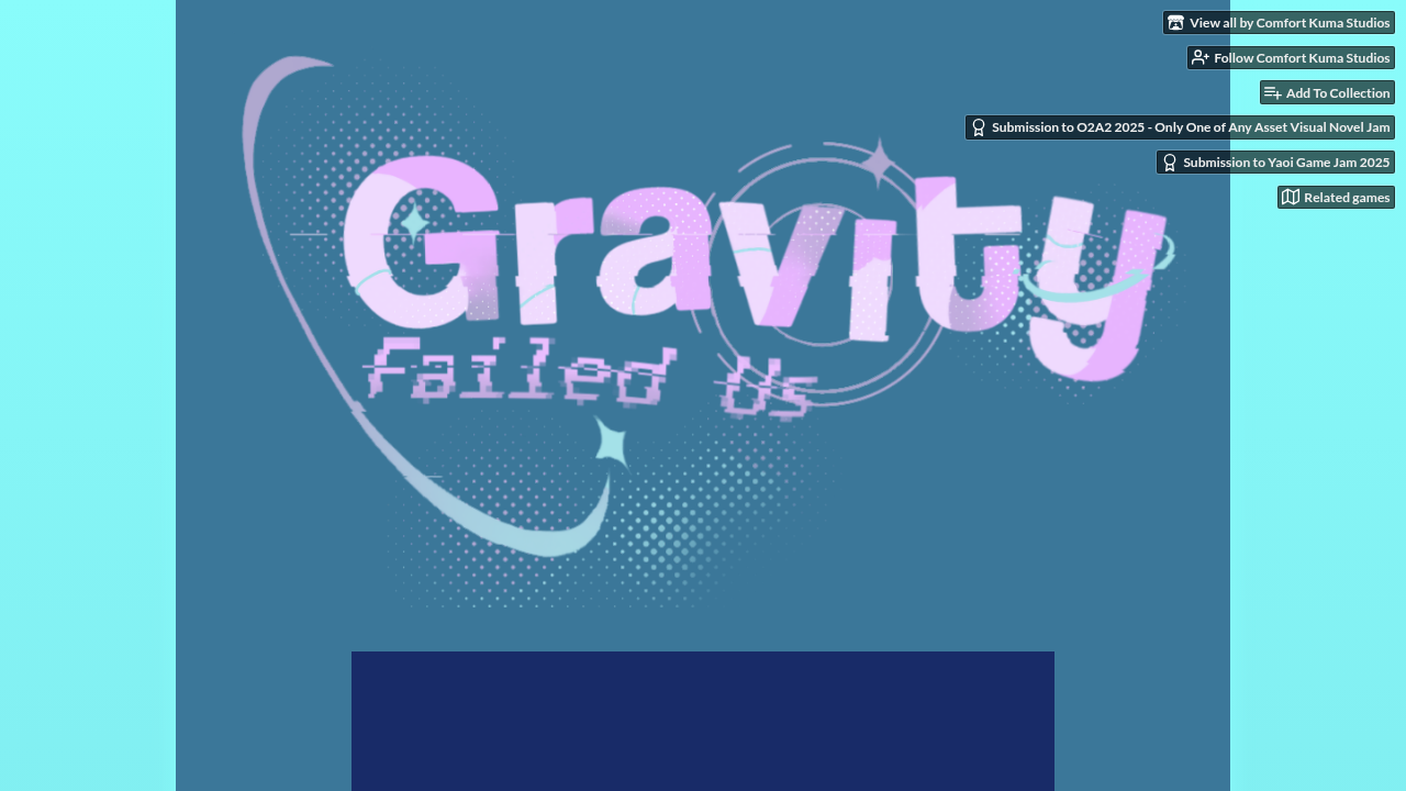 Gravity Failed Us