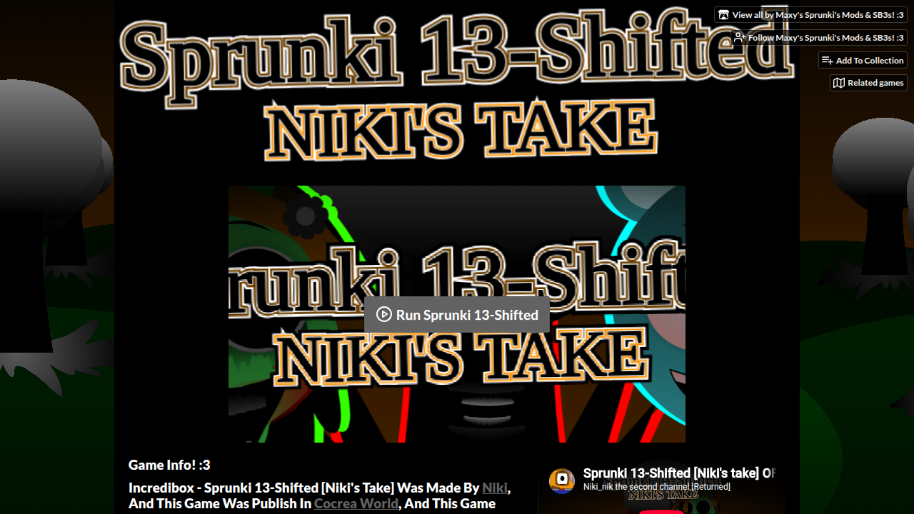 Incredibox: Sprunki 13-Shifted(Niki 버전)