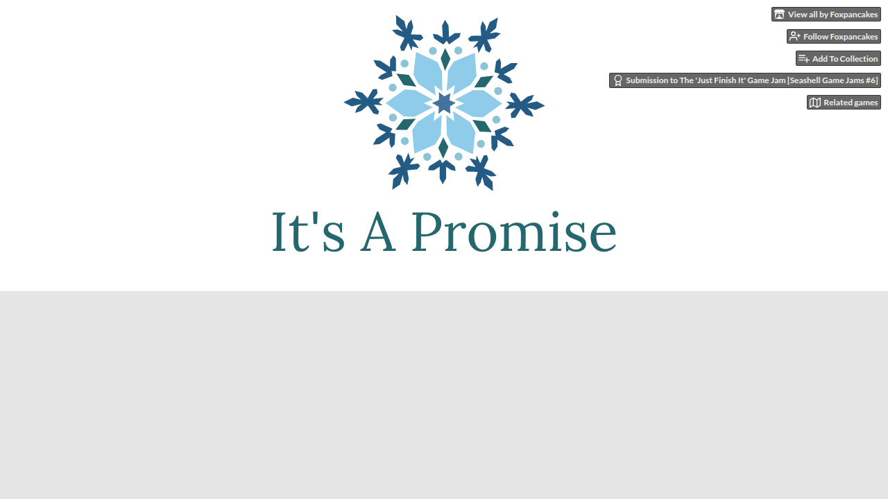 It's A Promise