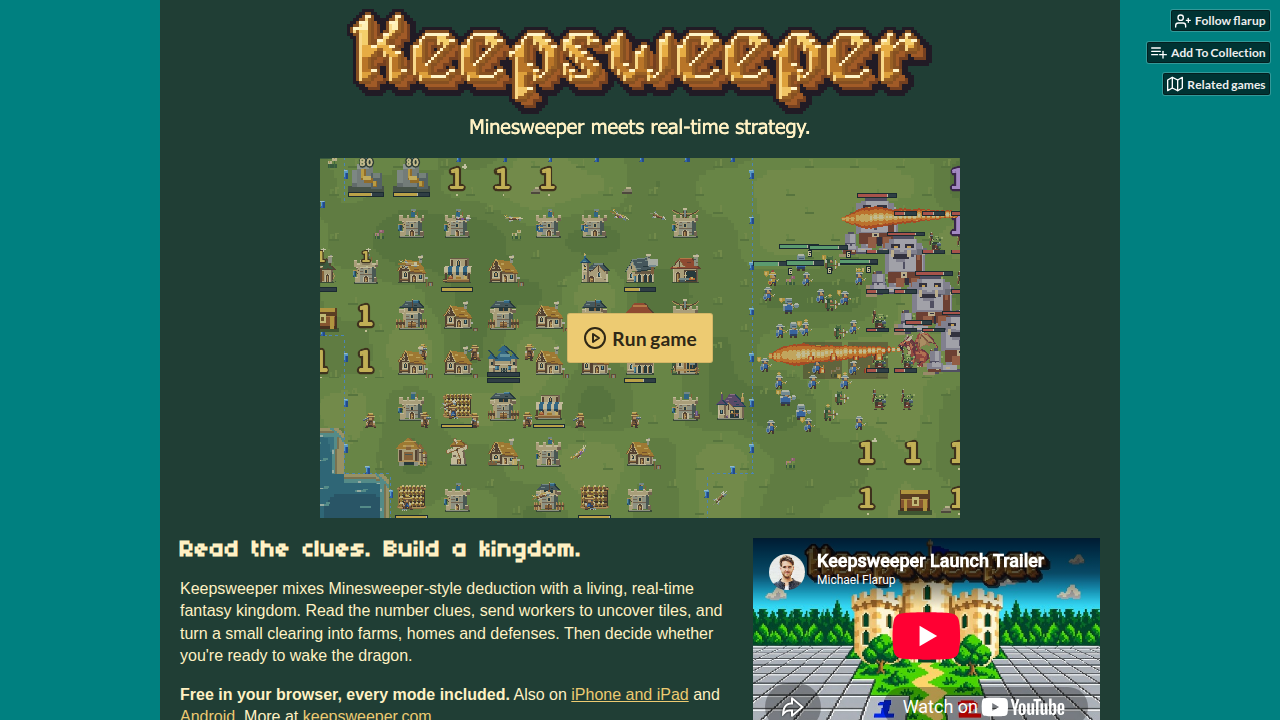 Keepsweeper: 지뢰찾기 왕국 건설