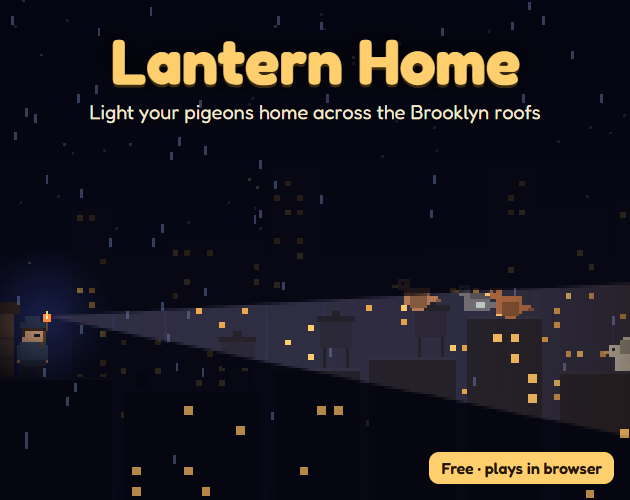 Lantern Home: a Pigeon Pals night