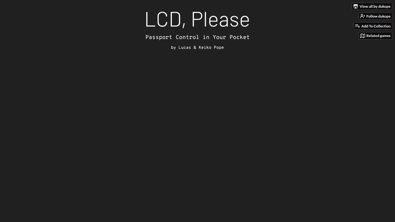 LCD, Please