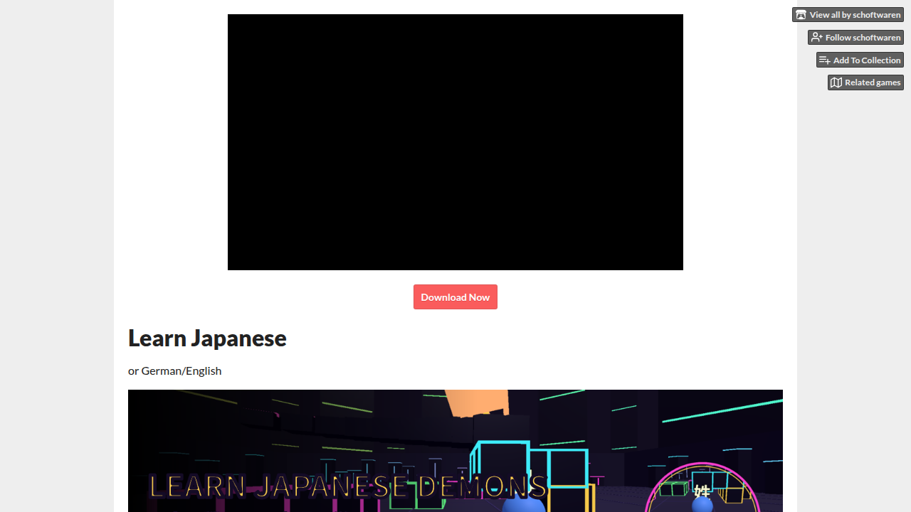 Learn Japanese Demons 悪魔と戦って日本語を学ぼう