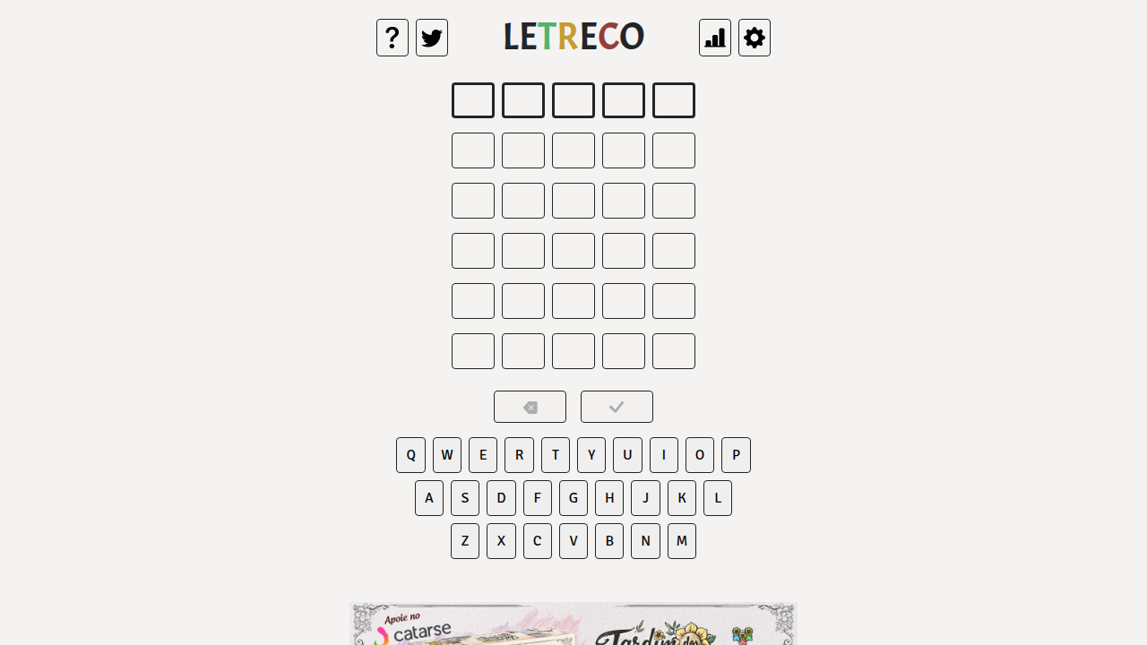 Letreco 포르투갈어 데일리 단어 맞히기
