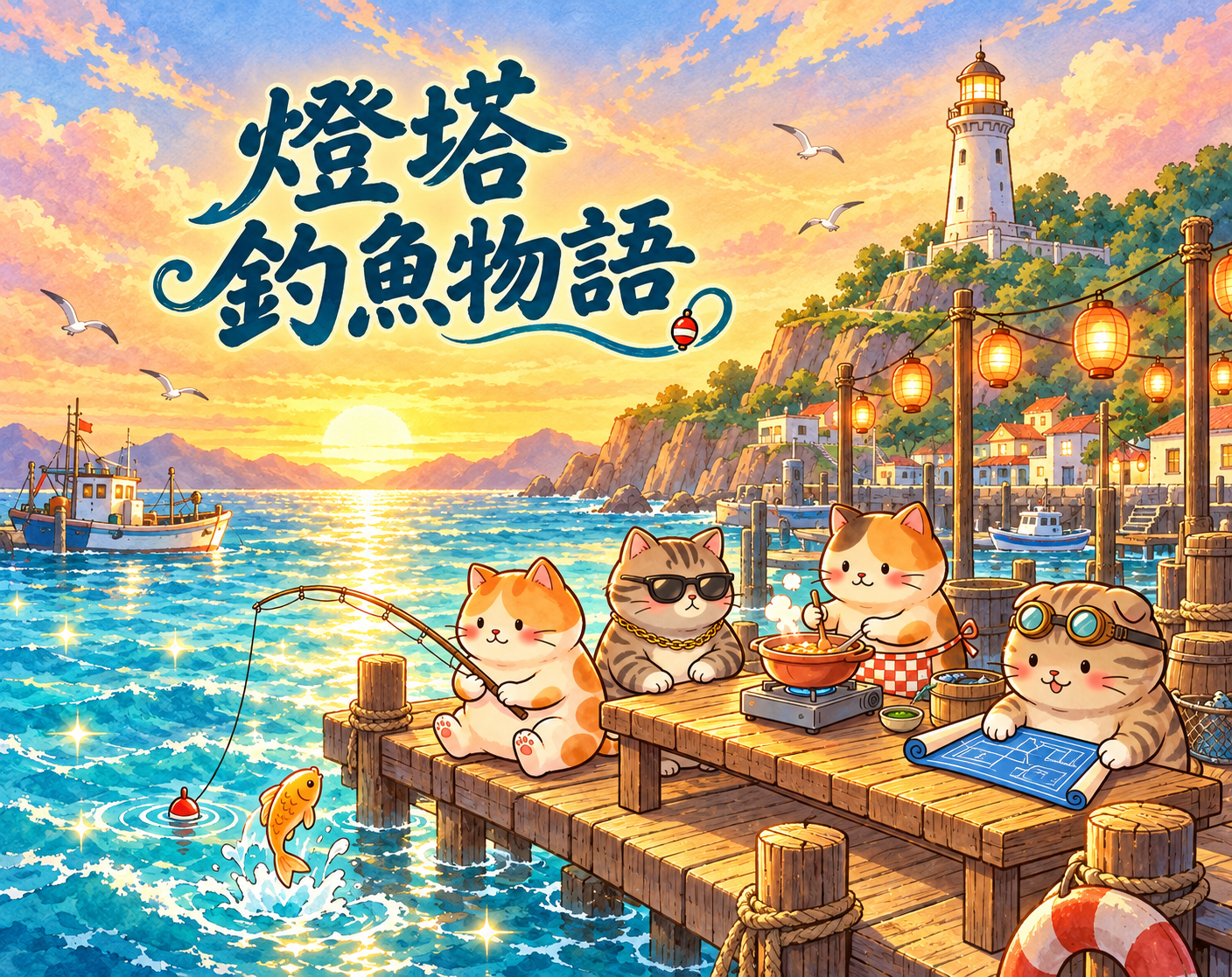 燈塔釣魚物語 · Lighthouse Fishing Story
