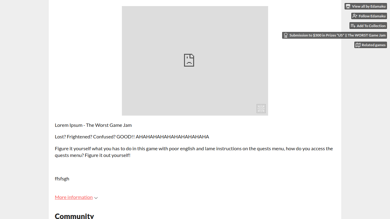 LOREM IPSUM - Worst Game Jam