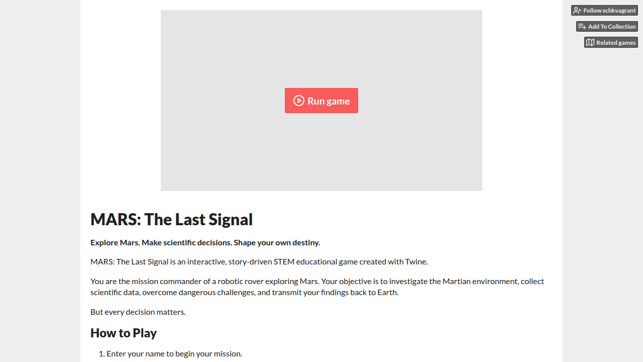 MARS: The Last Signal