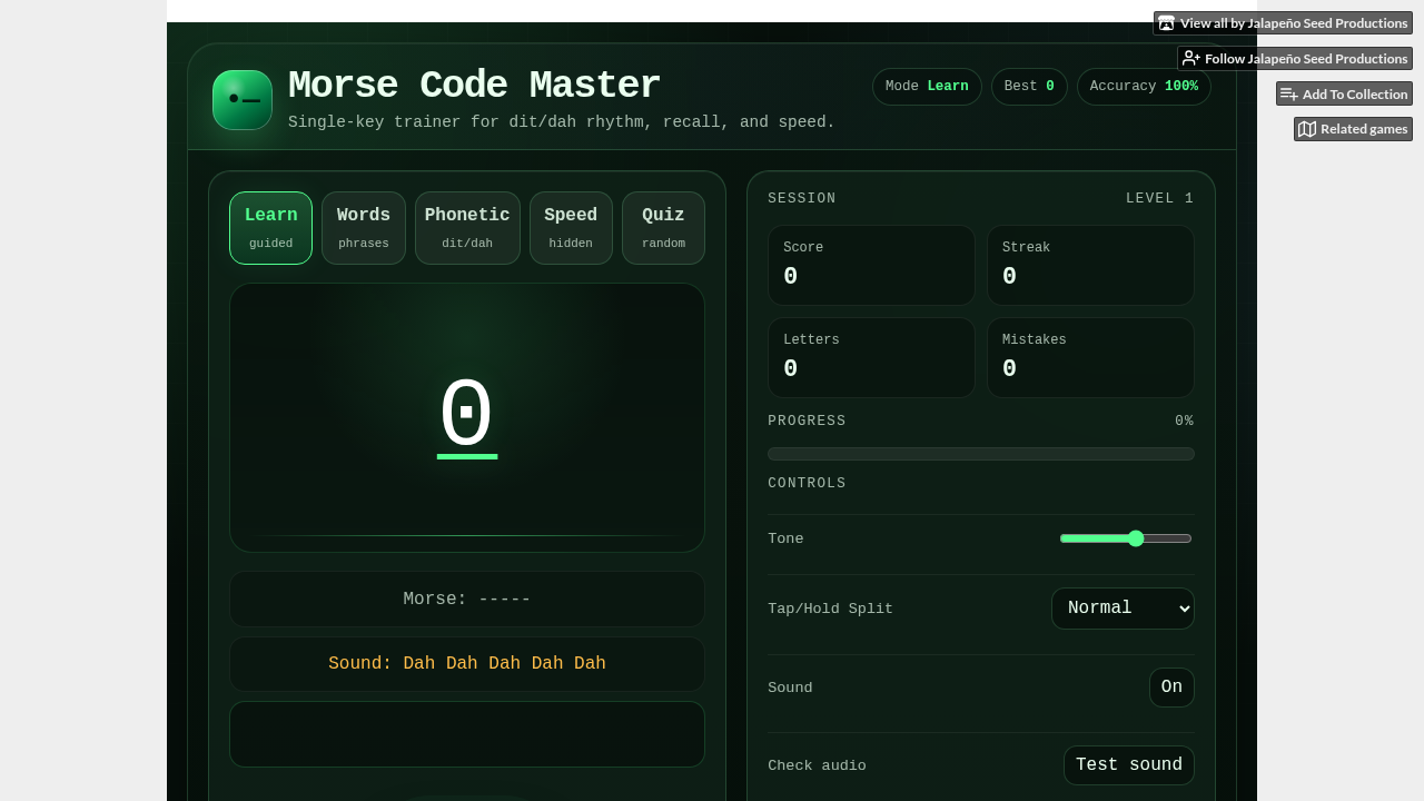 Morse Code Master
