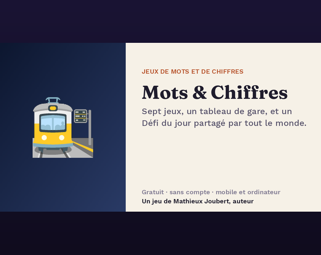 Mots & Chiffres