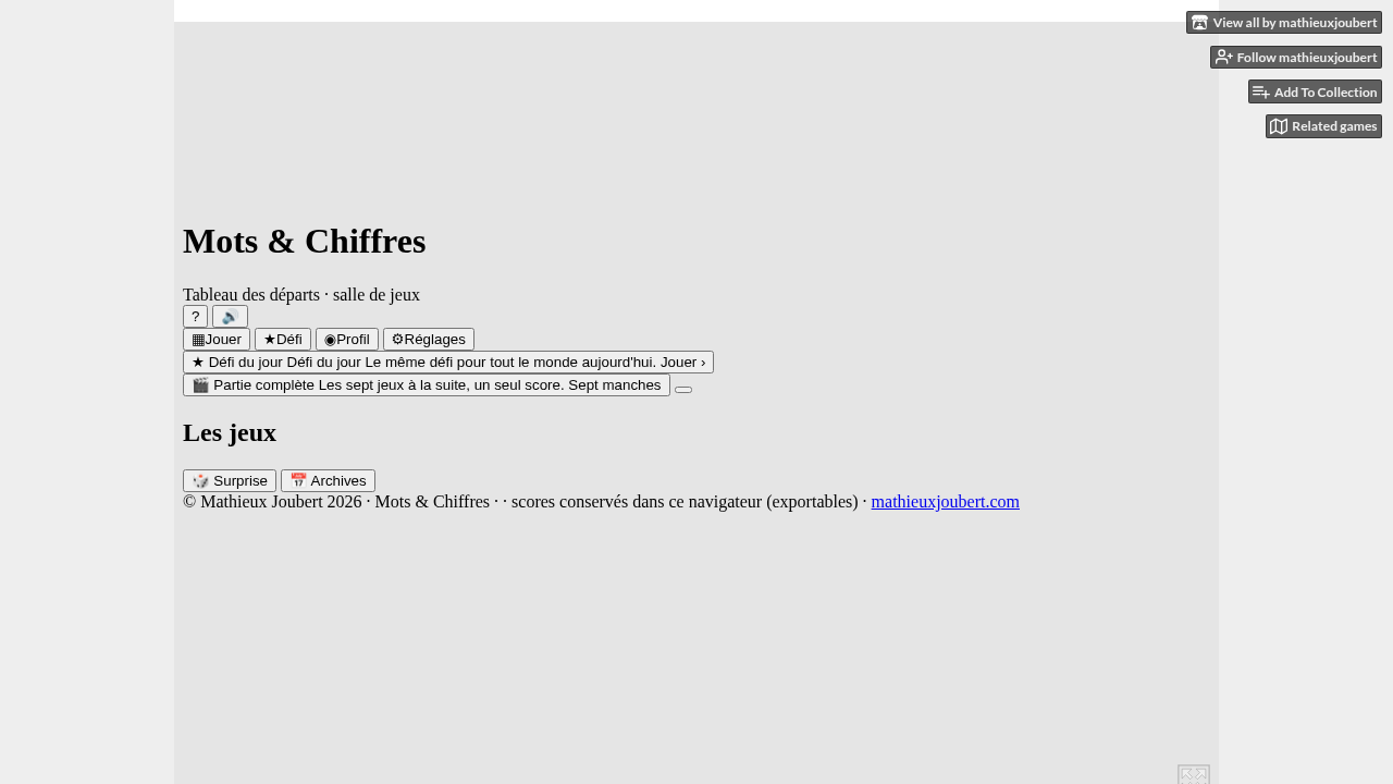 Mots & Chiffres