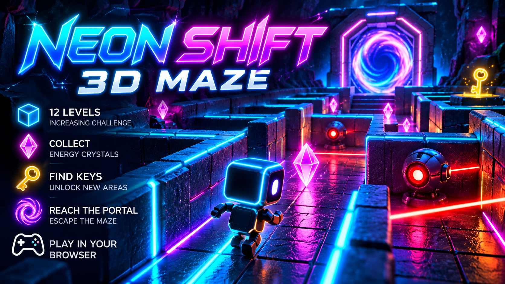NEON SHIFT 3D MAZE