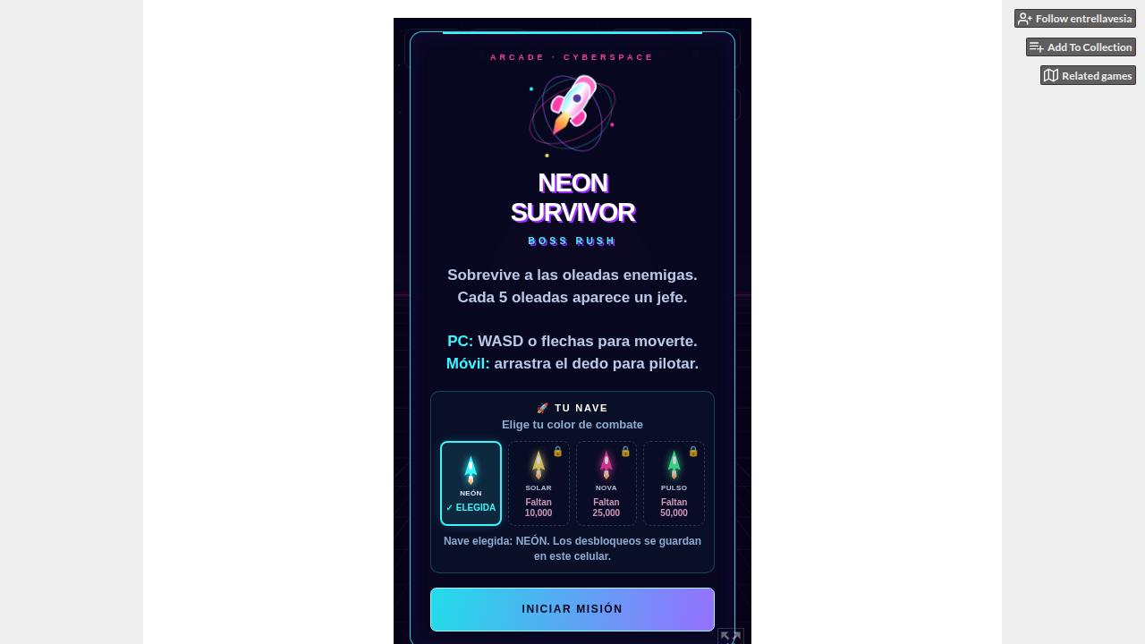 NEON SURVIVOR — Boss Rush