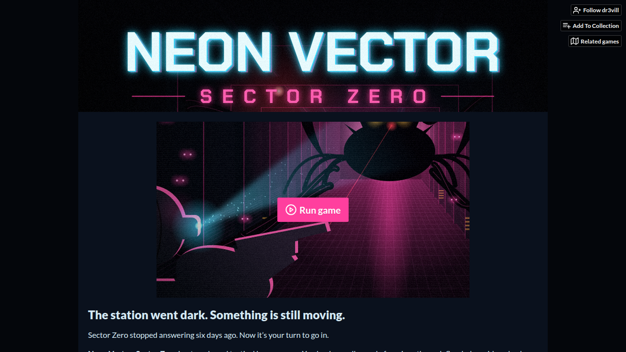 NEON VECTOR SECTOR ZERO