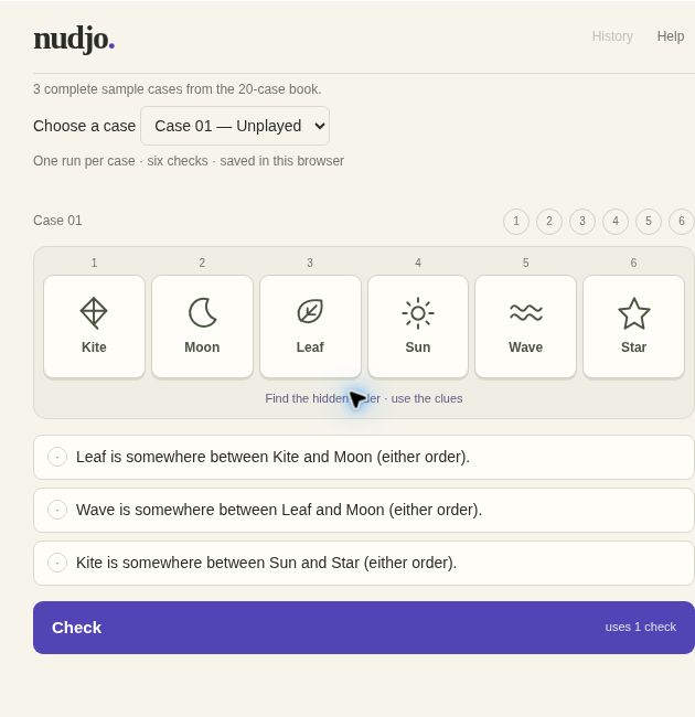 Nudjo — Free Demo