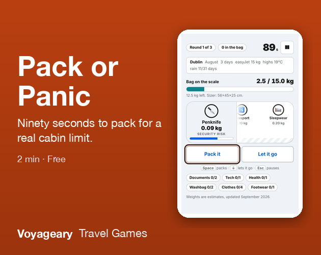 Pack or Panic