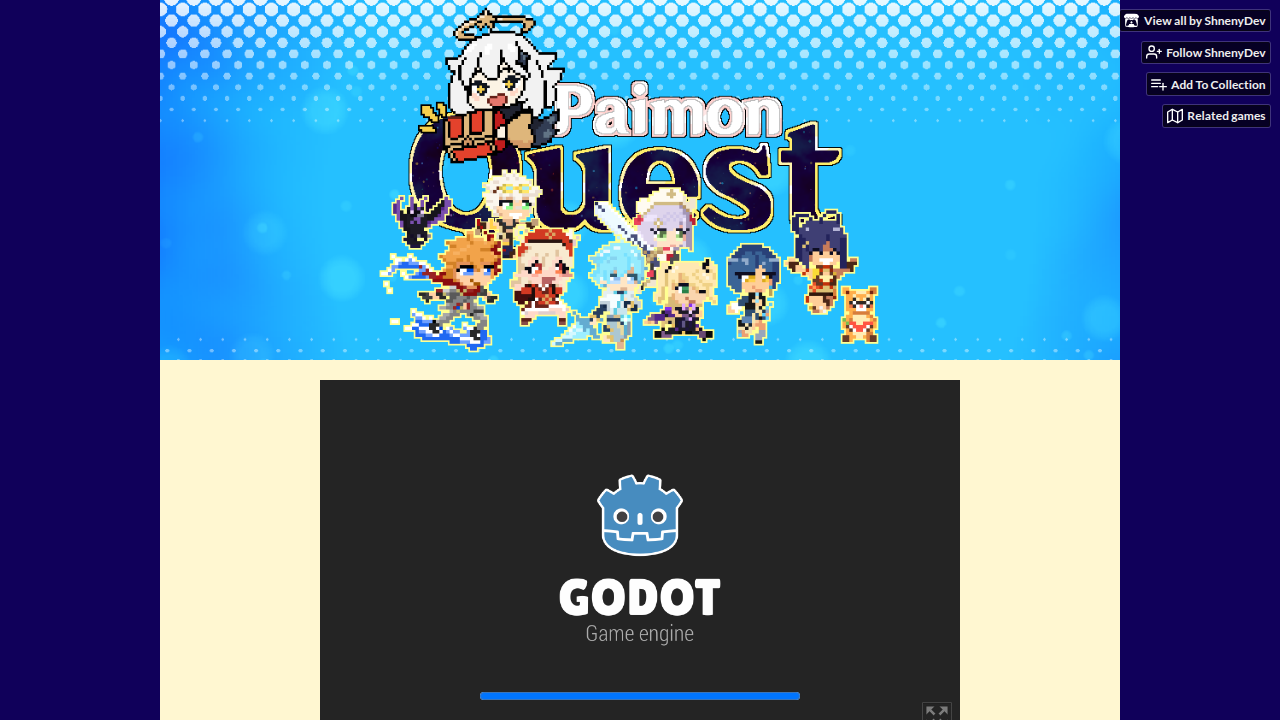 Paimon Quest -A Genshin Impact Fangame