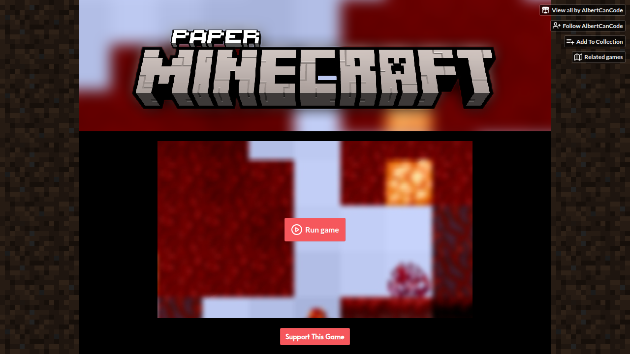 Paper Minecraft 1.22