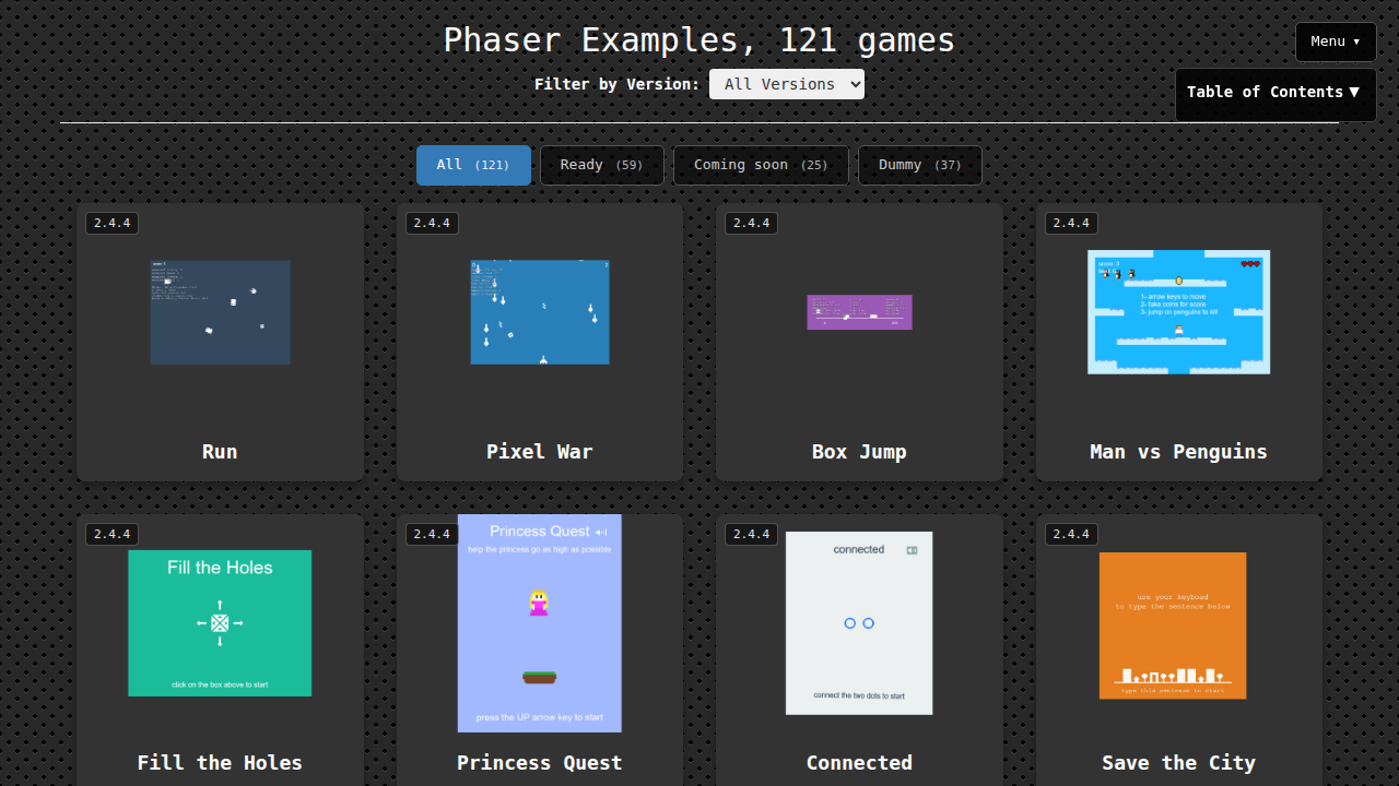 Phaser Examples