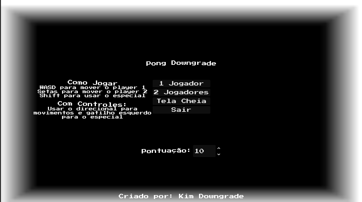 Pong Downgrade