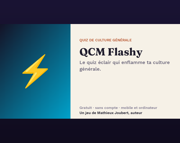 QCM Flashy