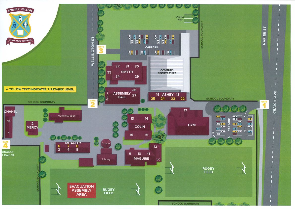 Roncalli Interactive Map